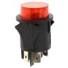 Interrupteur 4 Cosses Rouge Poussoir Pour Nettoyeur Vapeur Astoria, Ne... -Électromaison Innovante 005073 interrupteur 4 cosses rouge poussoir