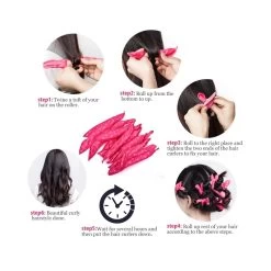 21 Rouleaux Rubans Pour Cheveux Ondulés Mignons 10 21 Rouleaux Rubans Pour Cheveux Ondulés Mignons -Électromaison Innovante 20 rouleaux de poils ondules mignons 3