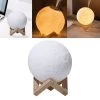 3D Moon Night Light Humidifier Touch Lamp USB Air Aroma Diffuseur 13cm -Électromaison Innovante 53048746 5 image