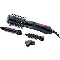 Remington Brosse Soufflante Chauffante Revêtement Céramique Rose Noir