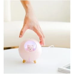 Universal Adorable Pet Air Humidifier 220ml Planet Cat Ultrasonic Cool Fog Aroma... -Électromaison Innovante adorable pet air humidifier 220ml planet cat ultrasonic cool fog aromatic air oil diffuser romantic color led light usb humidifier humidificateur rose 12490874 33356038 1140x1140
