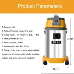 Aspirateur Voiture Version Standard De L'aspirateur Haute Puissance BF... -Électromaison Innovante aspirateur voiture version standard de laspirateur haute puissance bf501 avec tuyau eva grand diametre 25 m elimination leau et la poussiere 11948370 31664334 1140x1140