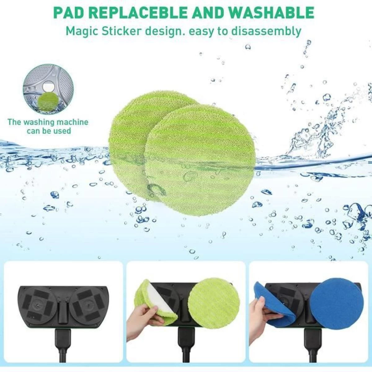 Balai Electrique Sans Fil Rechargeable Lavage Sol Automatique Polisseu... 6 Balai Electrique Sans Fil Rechargeable Lavage Sol Automatique Polisseu... – Image 4