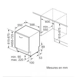 Bosch Lave-vaisselle 60cm 12 Couverts 48db Tout Intégrable - Smv2itx18e - B... -Électromaison Innovante bosch smv2itx18e 8416009 21327387 1140x1140