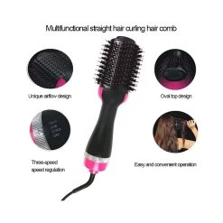 Brosse Soufflante Chauffante -Électromaison Innovante brosse soufflante rotative infrarouge negatif ion air chaud noir 3