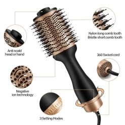 Universal Cheveux Frisés Coiffure Coiffure Multifonction Chauffage Thermique Li... -Électromaison Innovante cheveux frises coiffure coiffure multifonction chauffage thermique lisse redressement 2 en 1 etape air chaud brosse cheveux frises fer frise 12240964 32549874 1140x1140