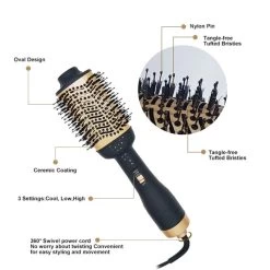 Universal Cheveux Frisés Coiffure Coiffure Multifonction Chauffage Thermique Li... -Électromaison Innovante cheveux frises coiffure coiffure multifonction chauffage thermique lisse redressement 2 en 1 etape air chaud brosse cheveux frises fer frise 12240964 32549878 1140x1140