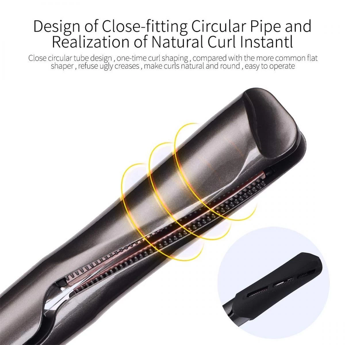 Universal Coiffeurs Et Friseuses 2 En 1 Twist Straightening Curl Iron Profession... 6 Universal Coiffeurs Et Friseuses 2 En 1 Twist Straightening Curl Iron Profession... – Image 4