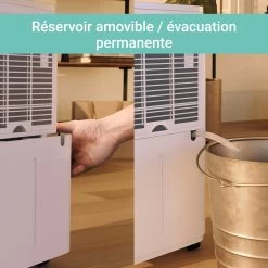 Déshumidificateur D'Air Electrique DRYFIX 20 DESIGN - Extraction 20 L... -Électromaison Innovante deshumidificateur dair electrique dryfix 20 design extra 9051809 59104 1140x1140