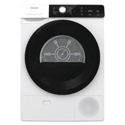 HISENSE DHGA901NL Sèche Linge 65dB 220V 9kg Pompe A Chaleur Acier Inoxydable ...