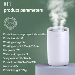 Diffuseur D'huile Essentielle D'arôme D'humidificateur D'air USB Pour... -Électromaison Innovante diffuseur dhuile essentielle darome dhumidificateur dair usb pour le style b de bureau a domicile 3l 8667851 22220197 1140x1140