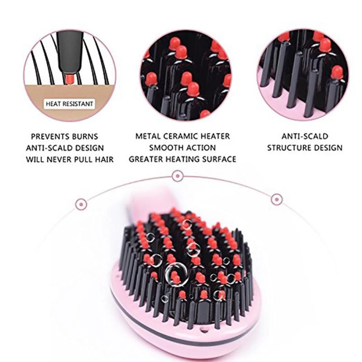 Electric Hair Care Fast Straightening Comb Auto Massager Styling Brush 6 Electric Hair Care Fast Straightening Comb Auto Massager Styling Brush – Image 4
