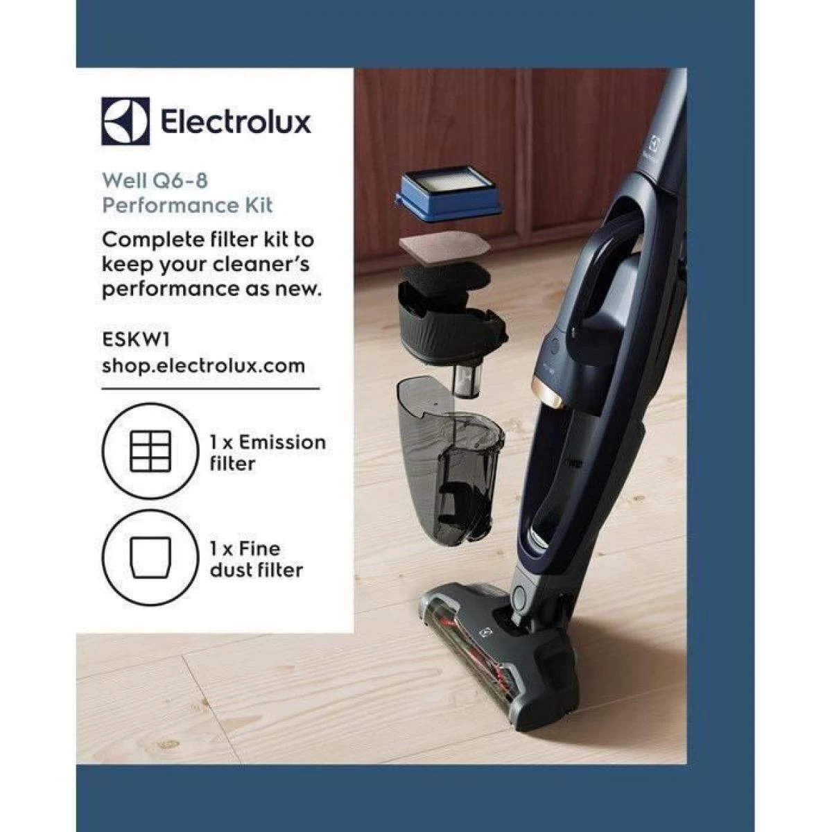 Electrolux ESKW1 - 1 Filtre Sortie Dair 2 En 1 + Mousse - WELLQ 5 Electrolux ESKW1 - 1 Filtre Sortie Dair 2 En 1 + Mousse - WELLQ – Image 3