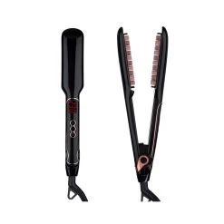 Fer à Coiffer Multifonctionnel à Cheveux Tourmaline En Céramique Po... -Électromaison Innovante fer a coiffer multifonctionnel a cheveux longs et courts en ceramique a tourmaline or blanc