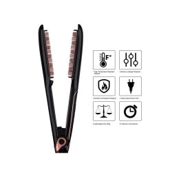 Fer à Coiffer Multifonctionnel à Cheveux Tourmaline En Céramique Po... -Électromaison Innovante fer a coiffer multifonctionnel a cheveux longs et courts en ceramique a tourmaline or blanc 3