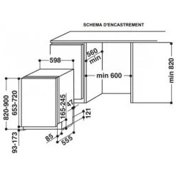 Lave-vaisselle 60cm 14 Couverts 41db Tout Intégrable - Hio3t141w - HO... 11 Lave-vaisselle 60cm 14 Couverts 41db Tout Intégrable - Hio3t141w - HO... -Électromaison Innovante hotpoint hio3t141w 10318378 26660414 1140x1140