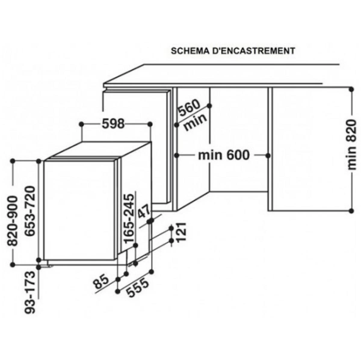 Lave-vaisselle 60cm 14 Couverts 41db Tout Intégrable - Hio3t141w - HO... 7 Lave-vaisselle 60cm 14 Couverts 41db Tout Intégrable - Hio3t141w - HO... – Image 5