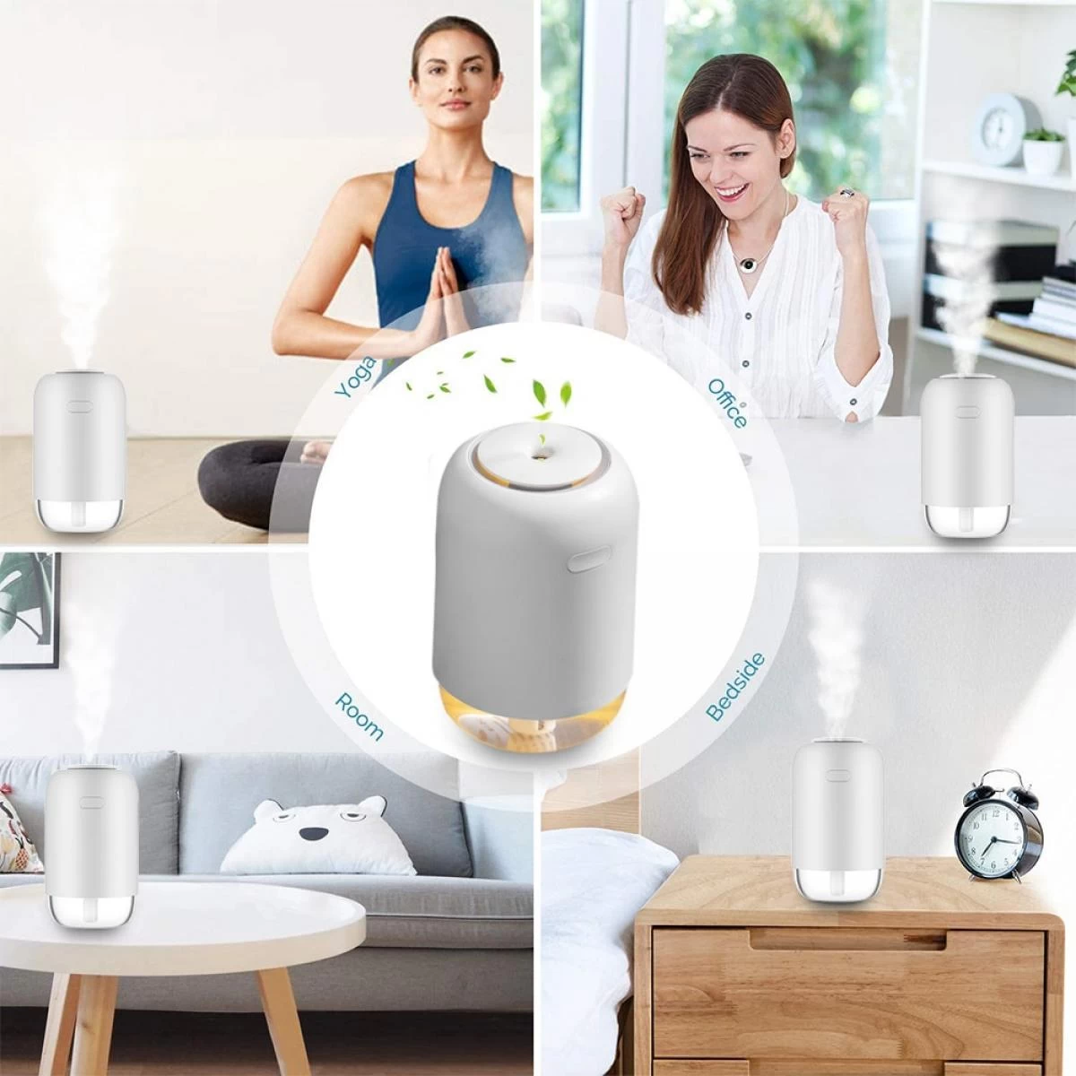 Universal Humidificateur D'air Diffuseur D'huile Essentielle Rechargeable Humidi... 6 Universal Humidificateur D'air Diffuseur D'huile Essentielle Rechargeable Humidi... – Image 4