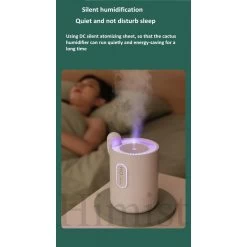 Universal Humidificateur D'air Portable Sans Fil 2000mAh Batterie Interne Cactus... -Électromaison Innovante humidificateur dair portable sans fil 2000mah batterie interne cactus brouillard a ultrasons arome diffuseur dhuile essentielle humidificateur blanc 12271626 32670360 1140x1140
