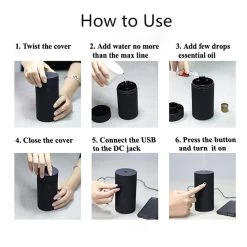 Universal Humidificateurs Portables à Ultrasons Diffuseurs D'arômes D'huiles E... -Électromaison Innovante humidificateurs portables a ultrasons diffuseurs daromes dhuiles essentielles de voiture humidificateurs daromatherapie de maison fabricants de brumes cool 12491014 33356698 1140x1140