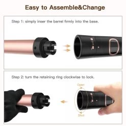 Universal Jeu De Baguette Magique Professionnelle En Fer Bouclé 5 En 1 Avec Tui... -Électromaison Innovante jeu de baguette magique professionnelle en fer boucle 5 en 1 avec tuile en ceramique interchangeable 53p et coiffeur 12241188 32550980 1140x1140