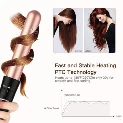 Universal Jeu De Baguette Magique Professionnelle En Fer Bouclé 5 En 1 Avec Tui... -Électromaison Innovante jeu de baguette magique professionnelle en fer boucle 5 en 1 avec tuile en ceramique interchangeable 53p et coiffeur 12241188 32550984 1140x1140