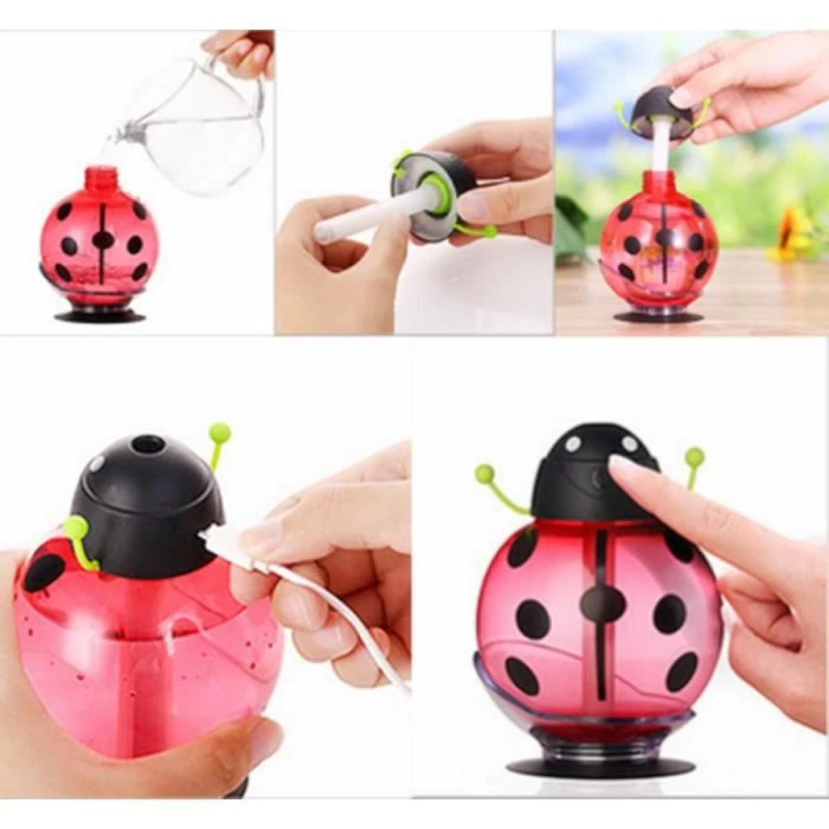 Ladybug Humidificateur -Rouge 5 Ladybug Humidificateur -Rouge – Image 3