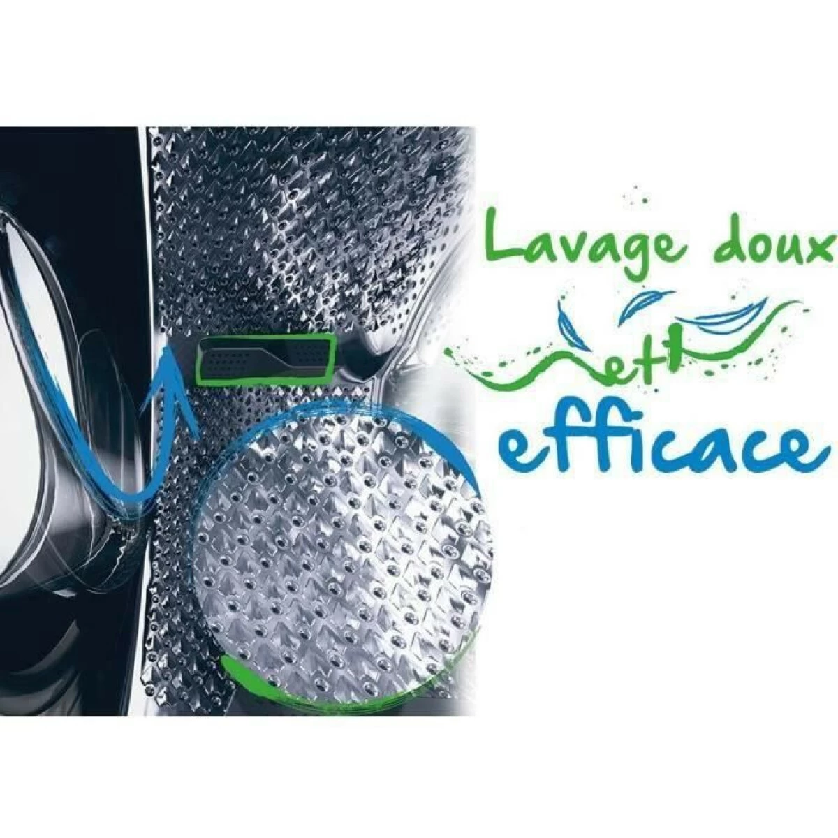 Lave-linge Hublot BEKO LLF11W2 - 11 Kg - Classe A+++ - Moteur ProSmart... 4 Lave-linge Hublot BEKO LLF11W2 - 11 Kg - Classe A+++ - Moteur ProSmart... – Image 2