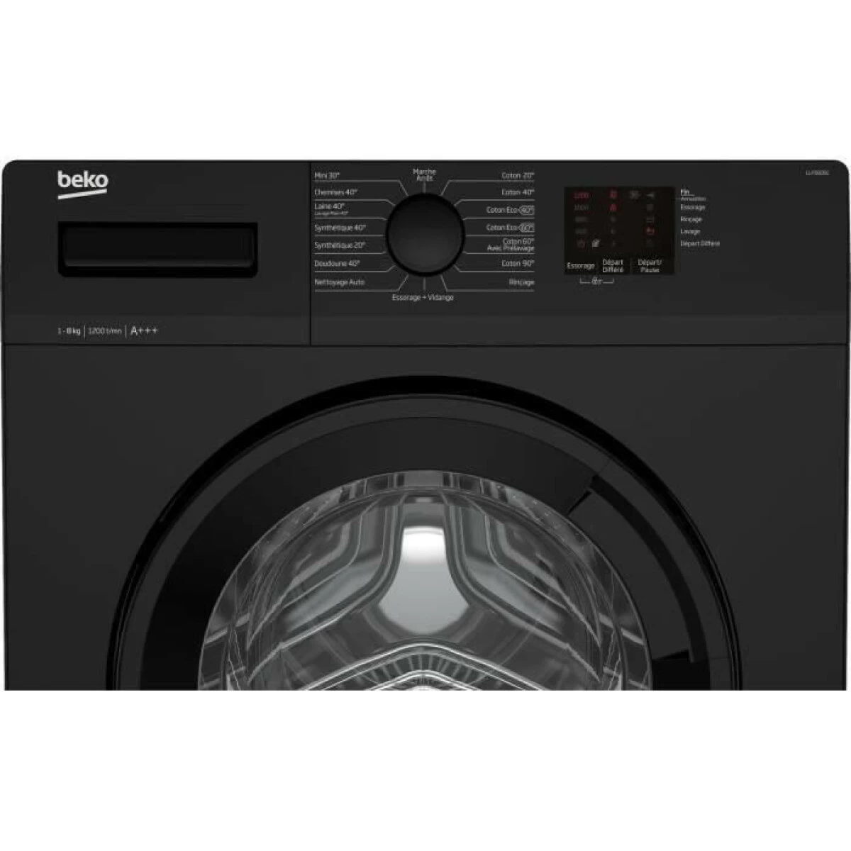 Lave-linge Hublot BEKO LLF082B2 - 8 Kg - Tambour Aquawave - 1200 Tours... 4 Lave-linge Hublot BEKO LLF082B2 - 8 Kg - Tambour Aquawave - 1200 Tours... – Image 2