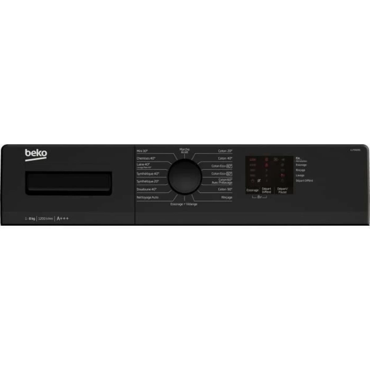 Lave-linge Hublot BEKO LLF082B2 - 8 Kg - Tambour Aquawave - 1200 Tours... 5 Lave-linge Hublot BEKO LLF082B2 - 8 Kg - Tambour Aquawave - 1200 Tours... – Image 3