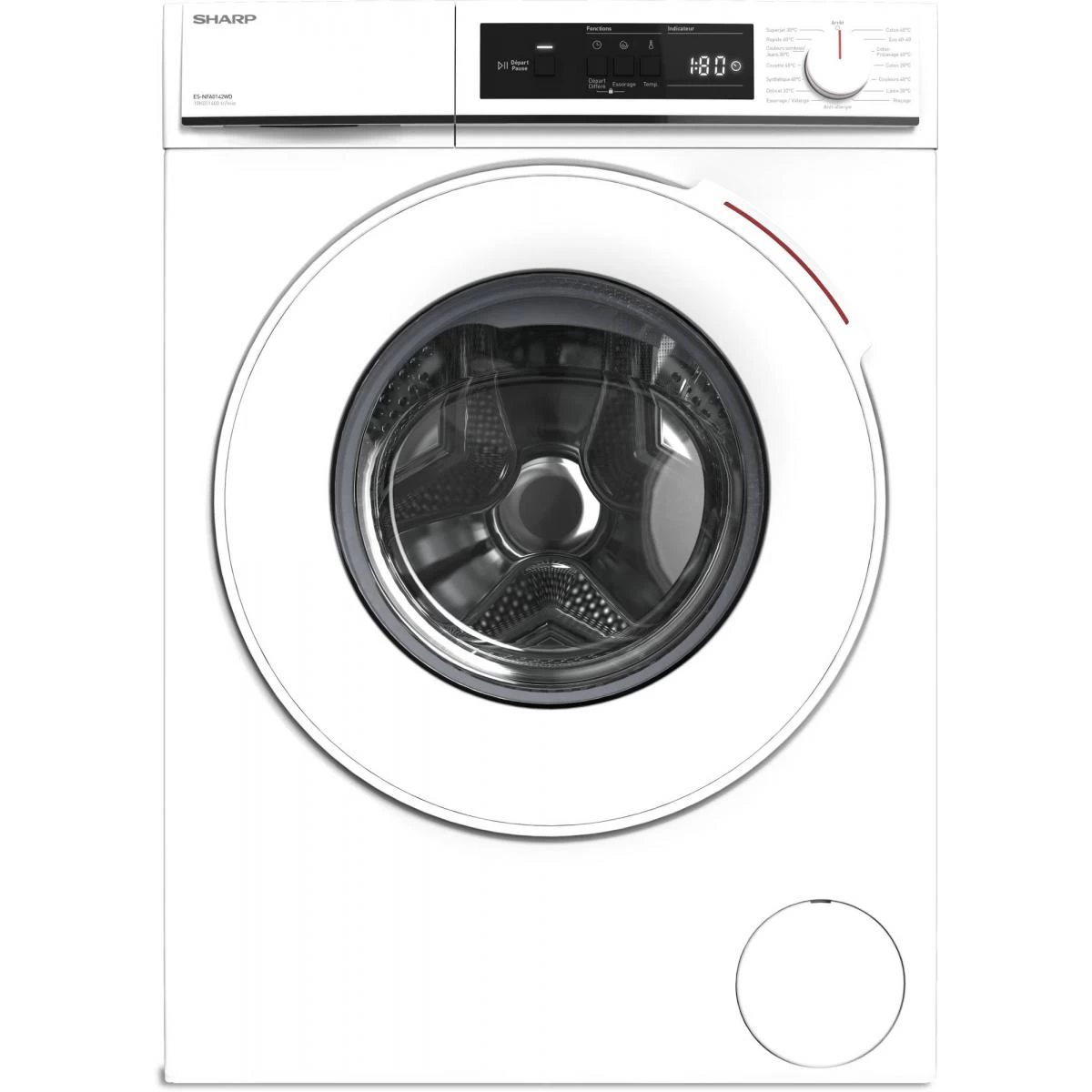 Lave-linge Hublot 10kg 1400 Tours/min - Esnfa0142wd - SHARP 3 Lave-linge Hublot 10kg 1400 Tours/min - Esnfa0142wd - SHARP