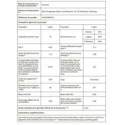 Lave-vaisselle 60cm 14 Couverts 44db - Sn25zw00ce - SIEMENS -Électromaison Innovante lave vaisselle 60 cm siemens sn25zw00ce 10896696 28464540 1140x1140