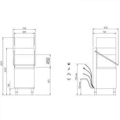 Lave-vaisselle à Capot - 15L - Panier 500 X 500 Mm - Colged - 724 5 Lave-vaisselle à Capot - 15L - Panier 500 X 500 Mm - Colged - 724 -Électromaison Innovante lave vaisselle a capot 15l panier 500 x 500 mm colged 724 10590912 27529318 1140x1140
