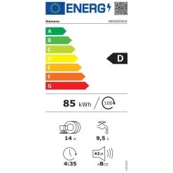 Siemens Lave-vaisselle 60cm 14 Couverts 42db Intégrable Avec Bandeau - Sn55es... -Électromaison Innovante lave vaisselle encastrable siemens 14 couverts 598cm sn55es56ce 9666512 25059548 1140x1140