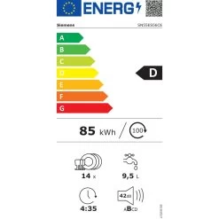 Siemens Lave-vaisselle 60cm 14 Couverts 42db Intégrable Avec Bandeau - Sn55es... -Électromaison Innovante lave vaisselle encastrable siemens 14 couverts 598cm sn55es56ce 9666512 25059552 1140x1140