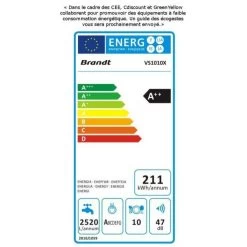Lave-vaisselle 45cm 10 Couverts 47db Inox - Dfs1010x - BRANDT -Électromaison Innovante lave vaisselle pose libre brandt 10 couverts 45cm a bradfs1010x 6706440 23288025 1140x1140