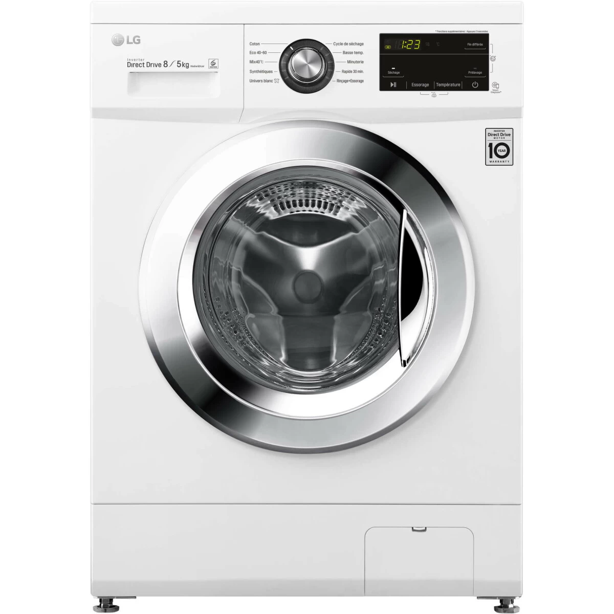 Lave-linge Séchant Hublot 8 Kg 1400 Tours/min - F854m22wr - LG 3 Lave-linge Séchant Hublot 8 Kg 1400 Tours/min - F854m22wr - LG