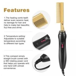 Universal Lisseur De Cheveux, Peigne à Curling électrique, Brosse à Tige Plat... -Électromaison Innovante lisseur de cheveux peigne a curling electrique brosse a tige plate peignage thermique rapide lisser les cheveux fer ondule 2 en 1 irrigation goutte a goutte 12240866 32549400 1140x1140