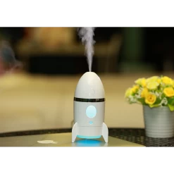 Universal Mini Humidificateur D'air En Forme De Fusée, Alimentation USB, Purifi... -Électromaison Innovante mini humidificateur dair en forme de fusee alimentation usb purificateur de voiture bureau maison 12491520 33359064 1140x1140