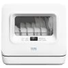 Lave-vaisselle Compact 3 Couverts Avec Réservoir D'eau Pose-libre Bla... 2 Lave-vaisselle Compact 3 Couverts Avec Réservoir D'eau Pose-libre Bla... -Électromaison Innovante mini lave vaisselle washclean blanc en acier 3 couverts 9338581 24389223 1140x1140