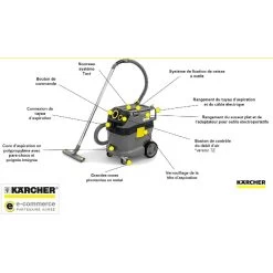 Karcher - Aspirateur Eau Et Poussières 50L 1380W (décolmatage Tact F... -Électromaison Innovante nouveaux aspirateurs karcher