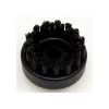Brosse Ronde D45 Noire Empoile Pour Aspirateur Ecoflor