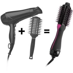 REVLON RVDR5282UKE - Brosse Séchante Volumisante One Step - Cheveux C... -Électromaison Innovante revlon rvdr5282uke brosse sechante volumisante one step cheveux courts a mi longs brosse ovale poils mixtes 3 reglag 11574832 30378970 1140x1140