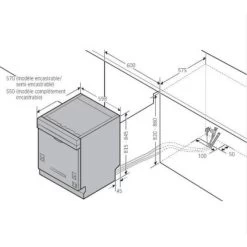 Samsung Lave-vaisselle 60cm 14 Couverts 44db Intégrable Avec Bandeau - Dw60r7... -Électromaison Innovante samsung dw60r7050ss 7749115 19575287 1200x1200