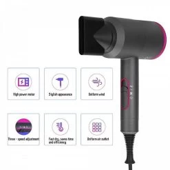 Universal Sèche-cheveux à Ions, Sèche-cheveux Professionnel 1800W Séchage Ra... -Électromaison Innovante seche cheveux a ions seche cheveux professionnel 1800w sechage rapidele noir 11854004 31339204 1140x1140