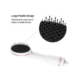 Brosse Soufflante -Électromaison Innovante seche cheveux electrique multifonction peigne droit voyant noir 4