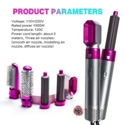 Universal Sèche-cheveux électrique Multifonctionnel 5 En 1 Sèche-cheveux à A... -Électromaison Innovante seche cheveux electrique multifonctionnel 5 en 1 seche cheveux a air chaud peignage style seche cheveux frise outil de coiffure fer frise 12241160 32550840 1140x1140