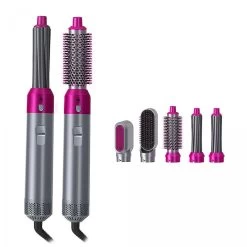 Universal Sèche-cheveux électrique, Peigne Frisé, Brosse à Air Chaud 5 En 1,...