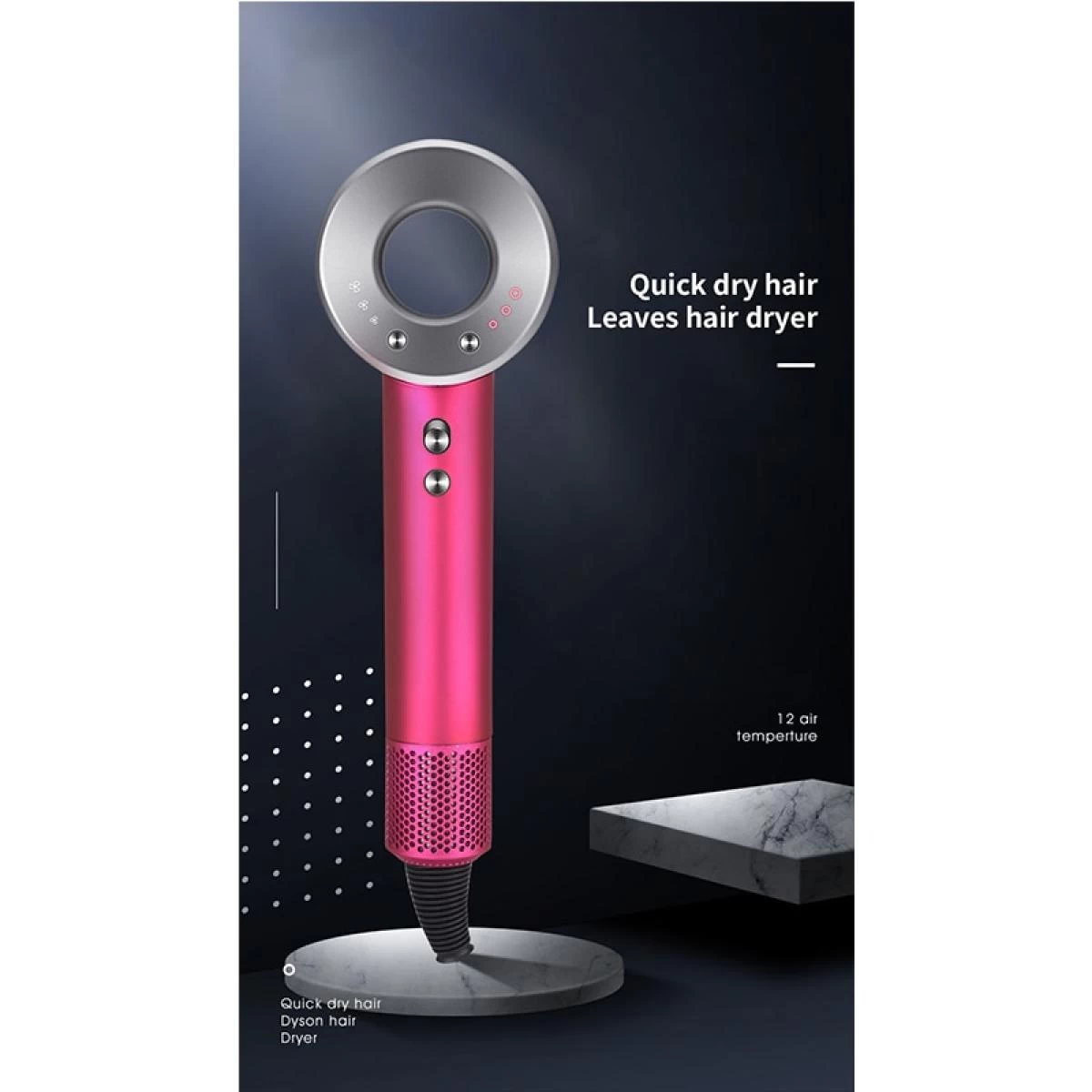 Universal Sèche-cheveux Professionnel à Ions Négatifs Portable Puissant Séch... 6 Universal Sèche-cheveux Professionnel à Ions Négatifs Portable Puissant Séch... – Image 4