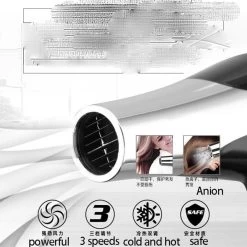 Universal Sèche-cheveux Professionnel De 3 000 Watts Sèche-cheveux Professionn... -Électromaison Innovante seche cheveux professionnel de 3 000 watts seche cheveux professionnel de salon avec concentrateur tuyere accessoire 3 sechage rapidele noir 11646790 30659692 1140x1140